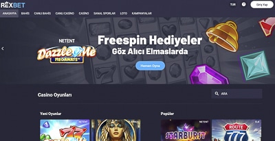 Rexbet Casino Oyun Bonuslari
